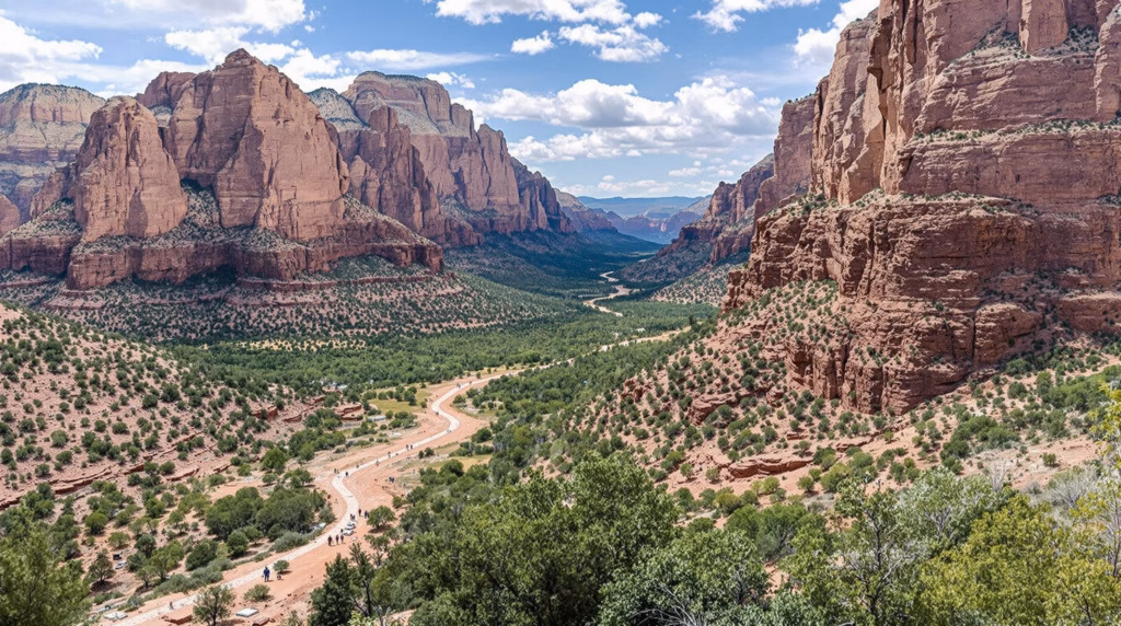 Airport access points and ground transportation options for Zion National Park