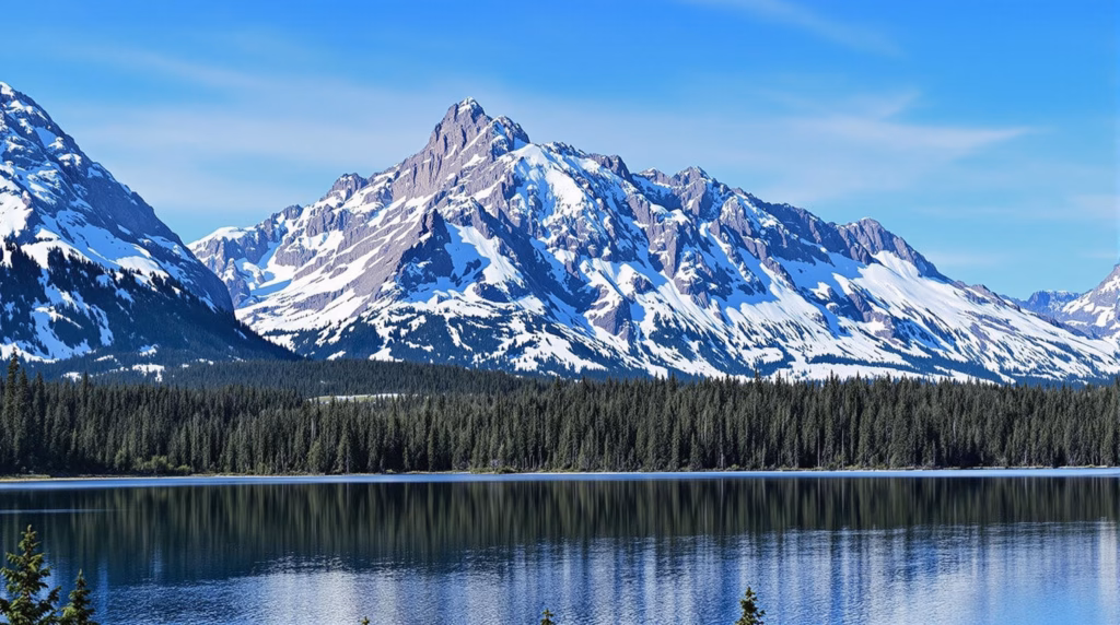 Transportation routes and distances between Yellowstone and Glacier National Parks in Montana