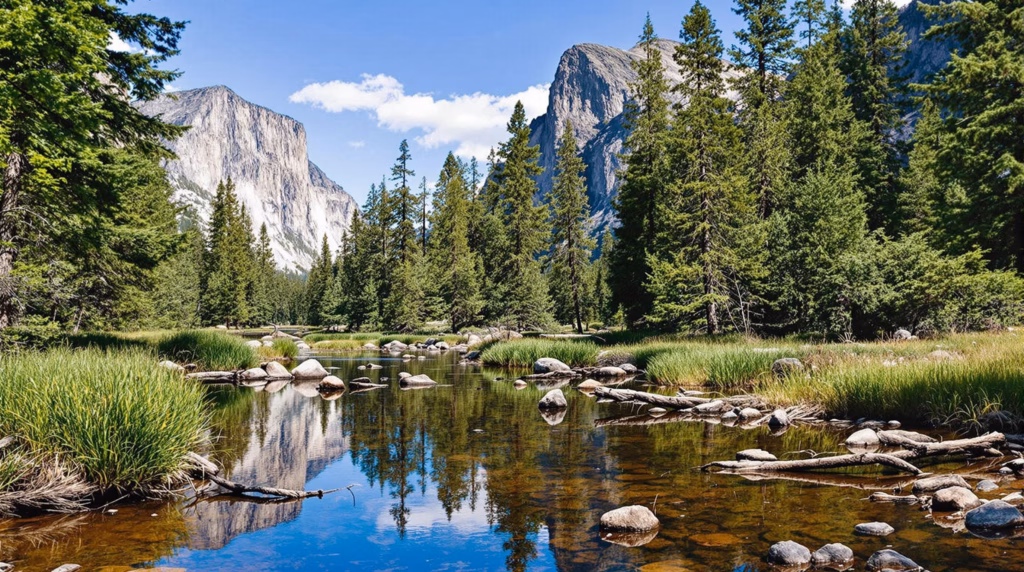 Yosemite National Park accommodation options and surrounding gateway towns