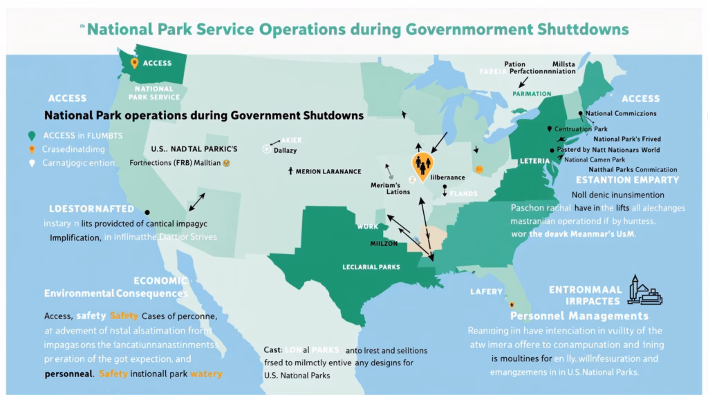 National Park Service Operations During Government Shutdowns (focusing on access, safety, environmental impacts, economic consequences, and personnel management in U.S. national parks)