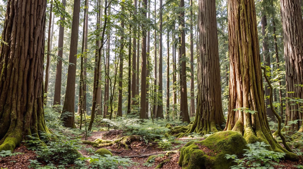 Transportation routes and travel time between San Francisco and Redwood National Park